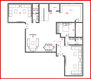 Unnecessary wall angles waste usable space, create visual clutter, and make furniture placement more difficult.